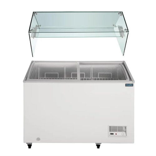 Polar FL992-A G-Series Display Chest Freezer - 270Ltr with Glass Surround - FL992-A