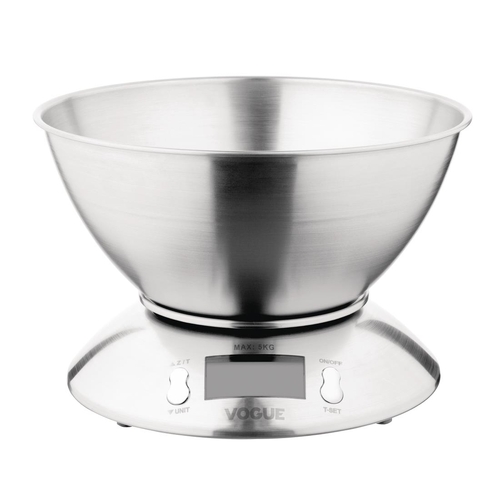 Vogue Digital Bowl Scale 5kg Grad 1g kg/lbs - FS487