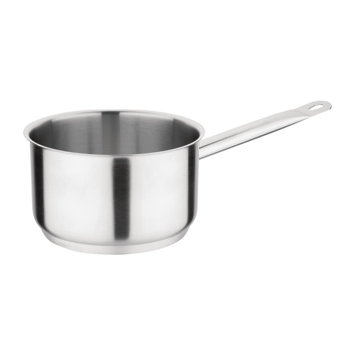 Vogue Stainless Steel Saucepan 180mm 2.6Ltr - FS664