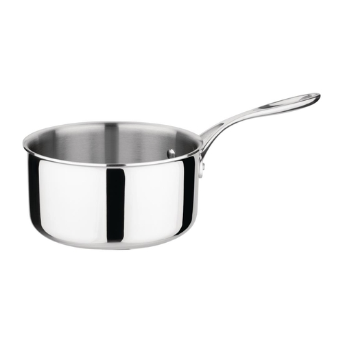 Vogue Stainless Steel Saucepan Lid 180mm 2.4Ltr - FS666