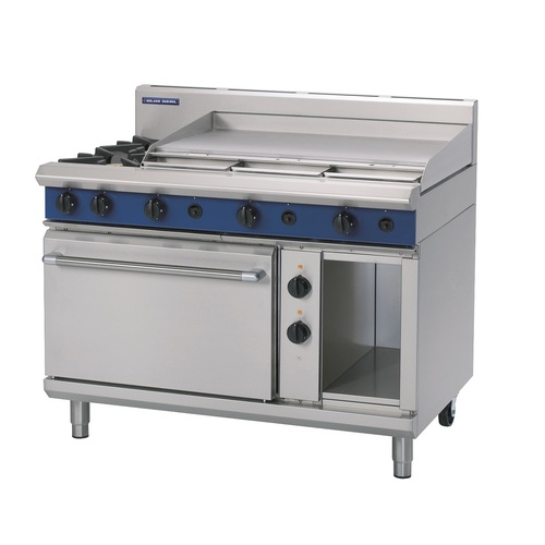 Blue Seal GE508A - 2 Burner Gas Cooktop + 900mm Griddle with Electric Static Oven - GE508A