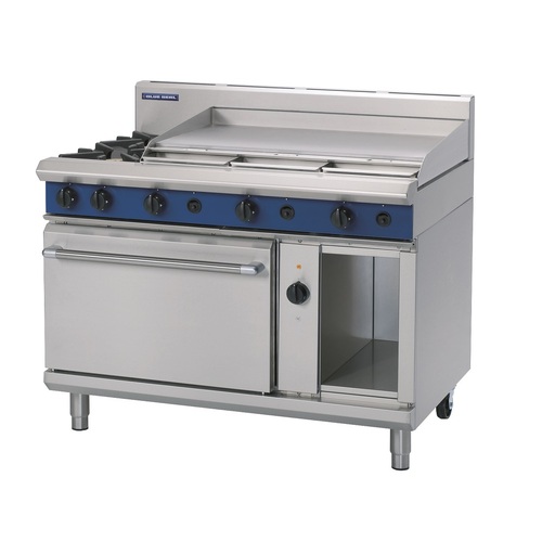 Blue Seal GE58A - 2 Burner Gas Cooktop + 900mm Griddle with Electric Convection Oven - GE58A