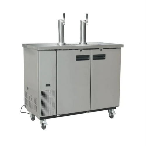 Polar GE633-A G-Series Direct Draw Beer Dispenser (2 Keg 2 Tap) Stainless Steel - GE633-A