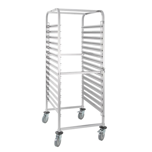 Vogue Gastronorm 2/1 Racking Trolley (15 Level) - GG499