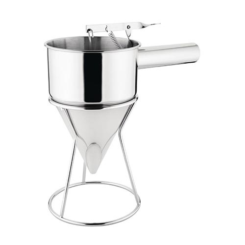 Vogue Stainless Steel Piston Funnel 1.3Ltr - GG759