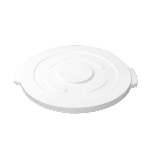 Vogue Round Container Lid White 398mm 38Ltr - GG795