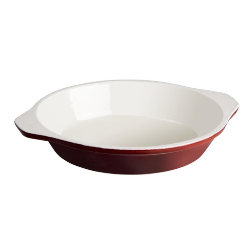 Vogue Round Gratin Red 400ml - GH315