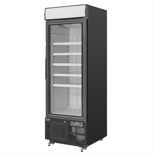 Polar GH428-A G-Series Upright Display Freezer Black - 412Ltr - GH428-A