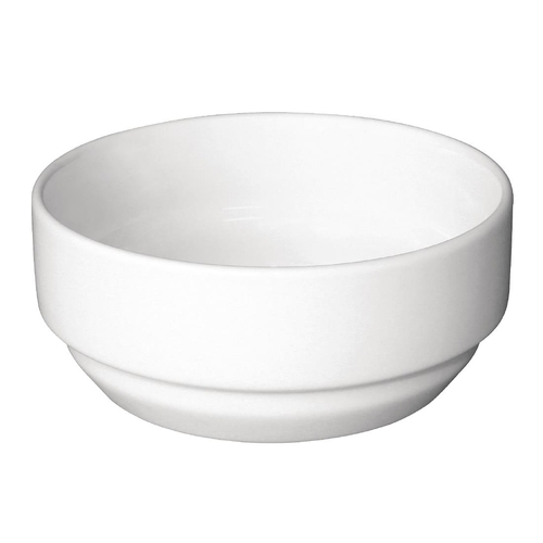 Olympia Whiteware Round Stacking Bowl 115mm 285ml (Box of 12) - GH634