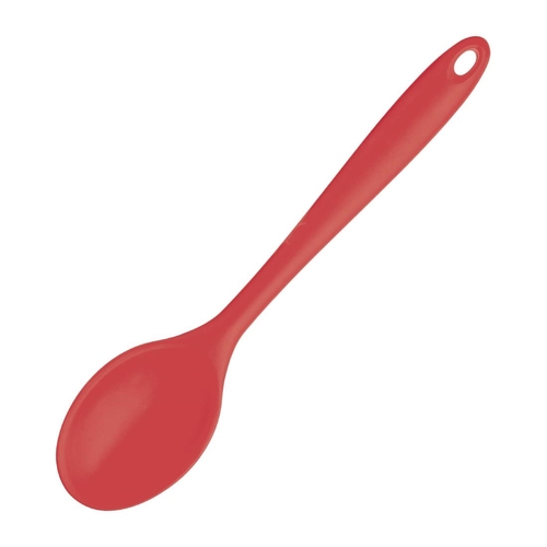 Vogue Silicone High Heat Cooking Spoon Red 275mm - GL350