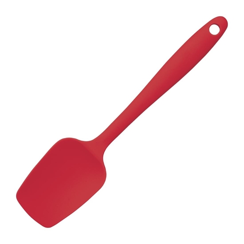 Vogue Silicone High Heat Mini Spoonula Red 200mm  - GL354