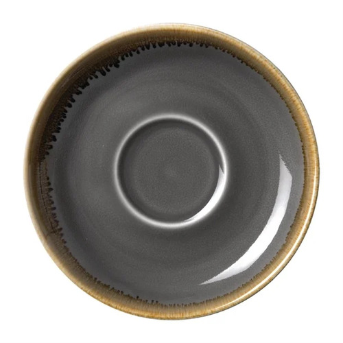 Olympia Kiln Smoke Saucer 160mm (Box of 6) - HC393