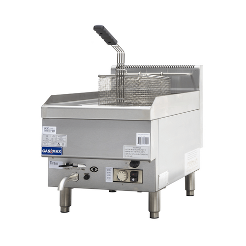 Gasmax JUS-TRC-1 - Single Basket Gas Countertop Fryer - Nat Gas - JUS-TRC-1