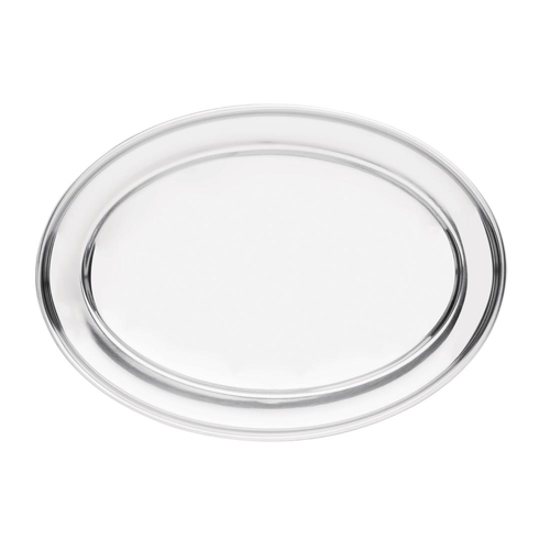 Olympia Stainless Steel Oval Serving Tray 450x305mm - K366