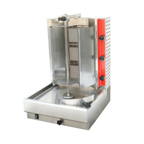 Gasmax KB-3 - Semi-Automatic 3 Burner Kebab Machine - Natural Gas - KB-3