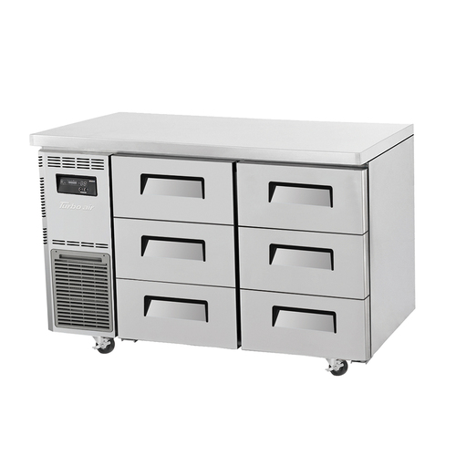 Turbo Air KUF12-3D-6-N - Undercounter 6 Drawer Freezer - 1200mm wide - KUF12-3D-6-N