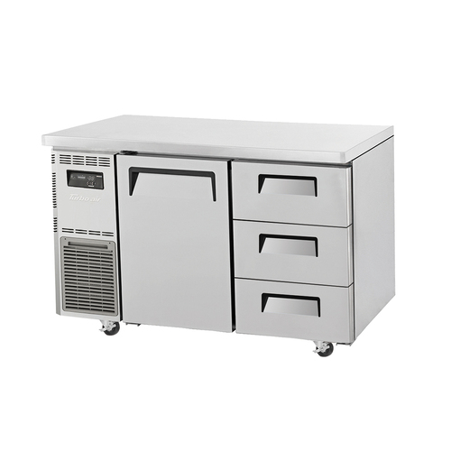 Turbo Air KUR12-3D-3-N - Undercounter 1 Door / 3 Drawer Chiller - 1200mm wide - KUR12-3D-3-N