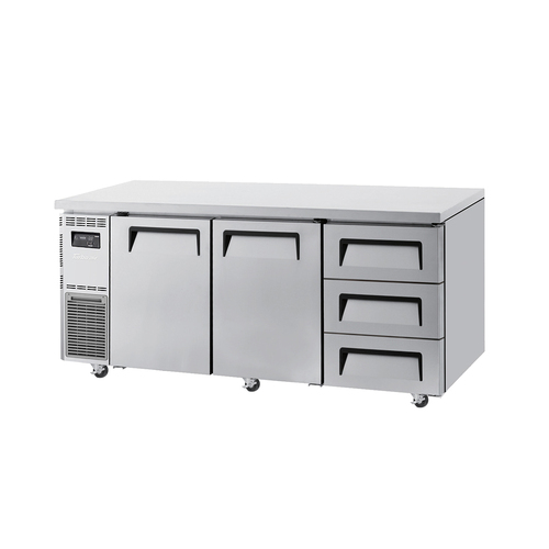 Turbo Air KUR18-3D-3-N - Undercounter 2 Door / 3 Drawer Chiller - 1800mm wide - KUR18-3D-3-N