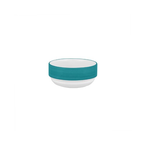 AFC Stocked Studio Stack Soup Bowl 113mm Aqua Foam Light Blue (Box of 12) - L0857-AFB