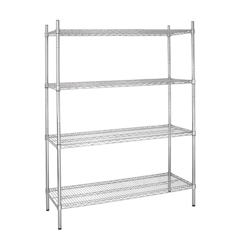 Vogue Flat Pack 4 Shelf Unit 1525x460x1840mm - L929