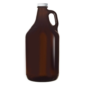 Libbey Amber Growler with Lid 1893ml (Box of 6) - LB70217