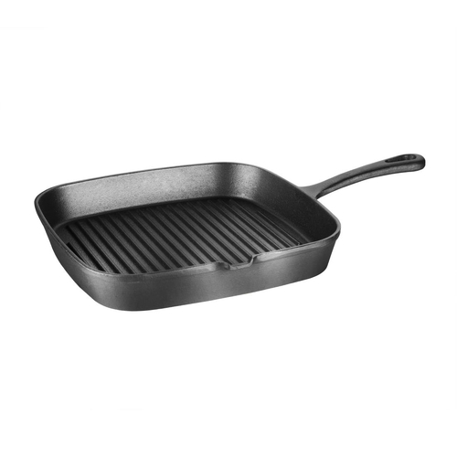 Vogue Ribbed Skillet Square 240mm - M653