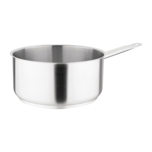 Vogue Stainless Steel Saucepan 240mm 5Ltr - M945