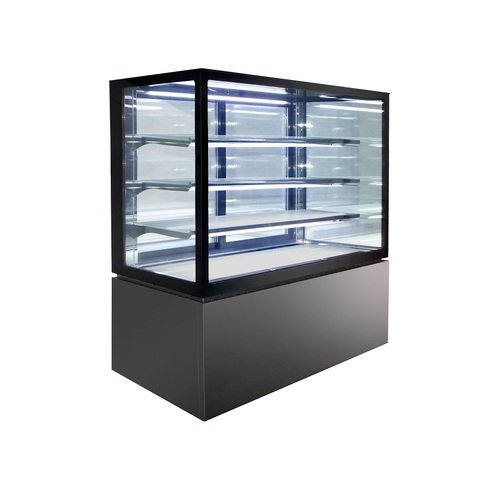 Anvil NDSV4720 Square Glass Cake Display 600mm - 4 Tier - NDSV4720