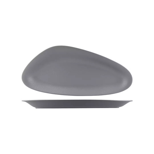 AFC Neo Fusion Stone Beachcomber Oval Platter 420x190mm (Box of 6) - NFBC420-GY