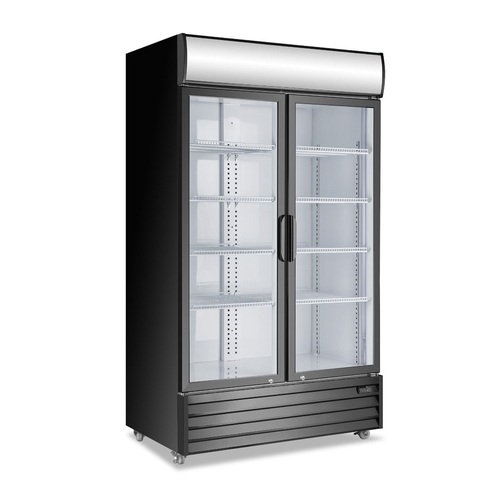 Atosa P1000WB-A - Double Glass Door Display Fridge - 1000 Litres - P1000WB-A