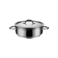 Pujadas Casserole With Cover 350x140mm / 13.6Lt 18/10 Stainless Steel  - P207-035