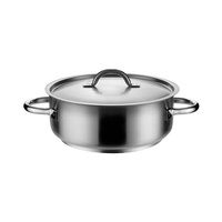 Pujadas Casserole With Cover 400x155mm / 19.5Lt 18/10 Stainless Steel  - P207-040