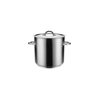 Pujadas Stockpot With Cover 280x280mm / 16.5Lt 18/10 Stainless Steel  - P208-028