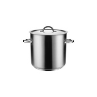 Pujadas Stockpot With Cover 320x320mm / 24.0Lt 18/10 Stainless Steel  - P208-032