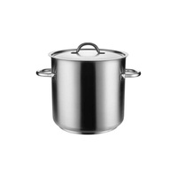 Pujadas Stockpot With Cover 350x350mm / 33.6Lt 18/10 Stainless Steel  - P208-035