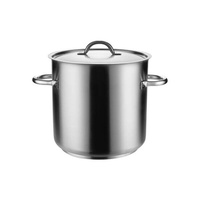 Pujadas Stockpot With Cover 400x400mm / 50.0Lt 18/10 Stainless Steel  - P208-040