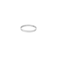 Tart Ring 180x20mm 18/8 Stainless Steel  - P780-018