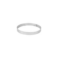 Tart Ring 280x20mm 18/8 Stainless Steel  - P780-028