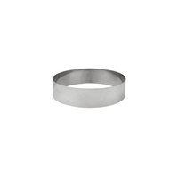 Tart Ring 200x45mm 18/8 Stainless Steel  - P782-020