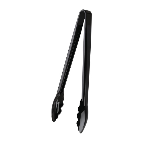 Vogue Polycarbonate Tongs 300mm Black - P925