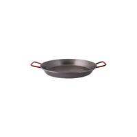 Pujadas Paella Pan 340mm Black Steel  - P994-034