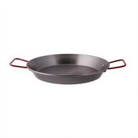 Pujadas Paella Pan 380mm Black Steel  - P994-038