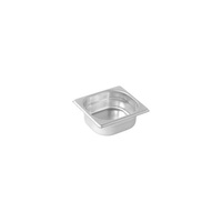 Pujadas 1/6 Size Gastronorm Pan 176x162x65mm / 1.0Lt - 18/10 Stainless Steel - PG160651