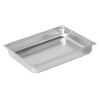 Pujadas 2/1 Size Gastronorm Pan 650x530x100mm / 28.9Lt - 18/10 Stainless Steel - PG211001