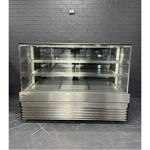 Pre-Owned Koldtech SQRCD.18 - Square Glass Cake Display 1800mm - PO-1516