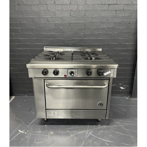 Pre-Owned Goldstein CS428 - 4 Burner Gas with Oven - Wide Trivets - PO-1599