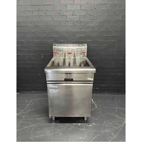 Pre-Owned Waldorf FN8130G - Single Pan Gas Fryer - 3 Baskets - PO-1640