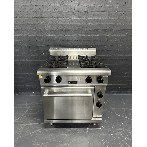 Pre-Owned Waldorf RN8510GEF - 4 Burner Wide Gas Cooktop with Electric Static Oven - PO-1653