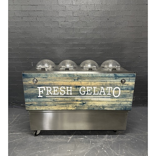 Pre-Owned Frigomat GX4 - All in One Gelato Display - 4 Freezing Pots - PO-1670