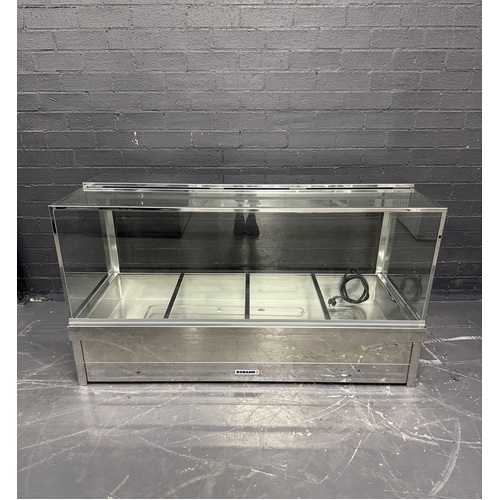 Pre-Owned Roband S24 - Square Glass Hot Food Display 2x4 - PO-1683